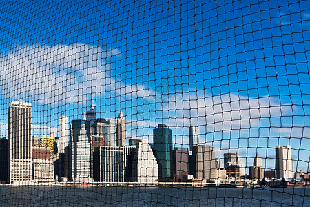 美国纽约市曼哈顿天际景象图片