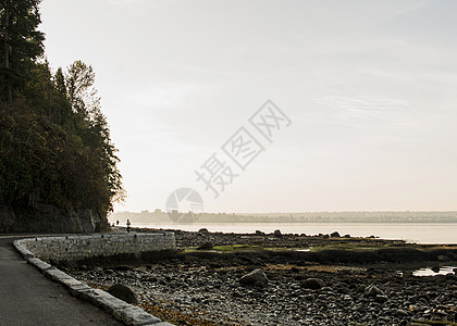 加拿大温哥华海滨公路独家跑者图片