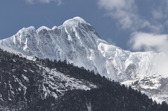 云南香格里拉县雪盖山低角图片