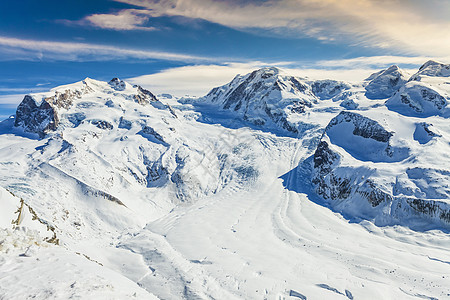 瑞士蒙特罗萨雪山图片