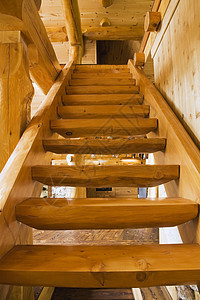 上楼的木楼梯图片