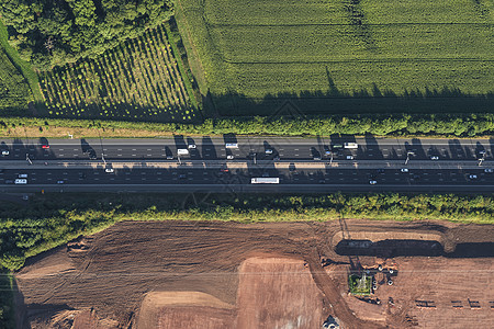 5m大图高速公路的空中俯拍背景