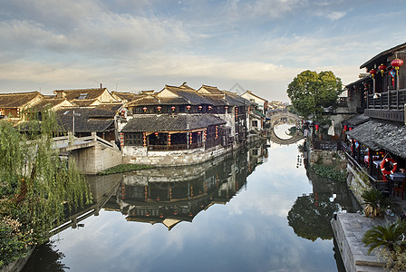 传统建筑的景观图片