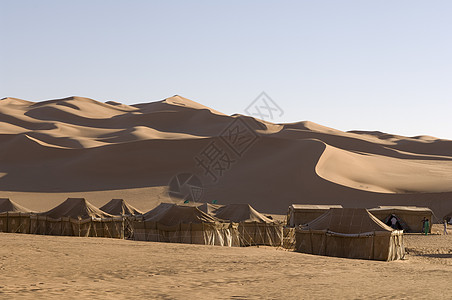 撒哈拉沙漠营地帐篷图片