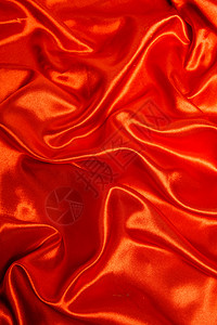 剪纸花纹刺绣红绸缎背景