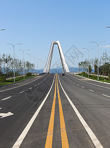 地形主干路桥北京未来科技城道路图片