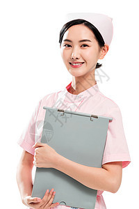 亚洲护理青年女护士肖像图片