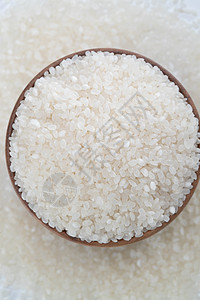 营养健康食物一碗米大量溢出图片