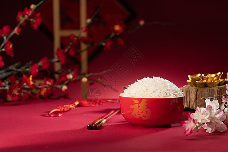 大量物体水平构图主食传统特色米饭图片