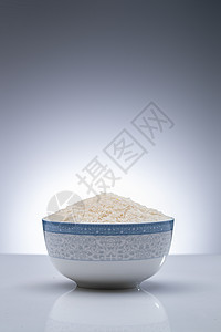水稻农作物一碗长粒香米图片