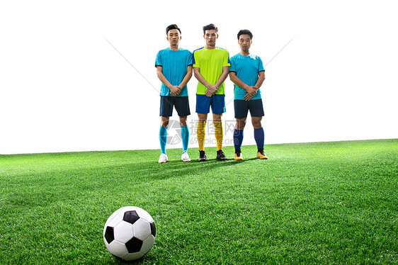 青年人运动竞赛控制足球图片