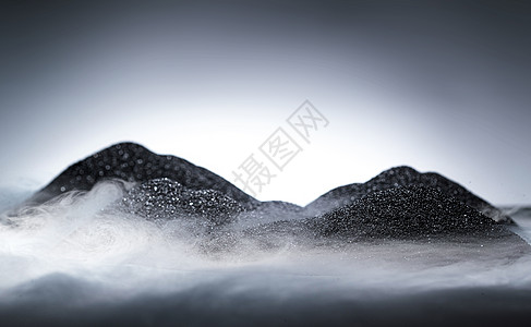 科技波浪自然景观摄影山景背景