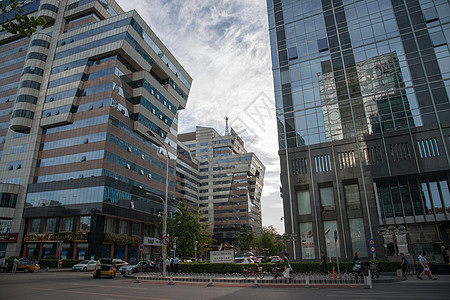 北京金融街北京城市建筑金融广场背景