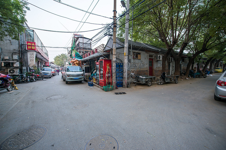 旅游胜地胡同商业区北京后海酒吧街图片