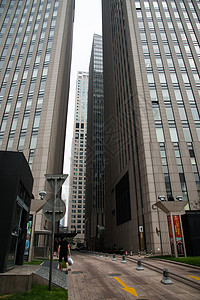 办公商务楼和街道图片