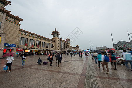 户外首都当地著名景点北京站图片