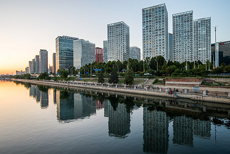 北京CBD北京城市交通背景