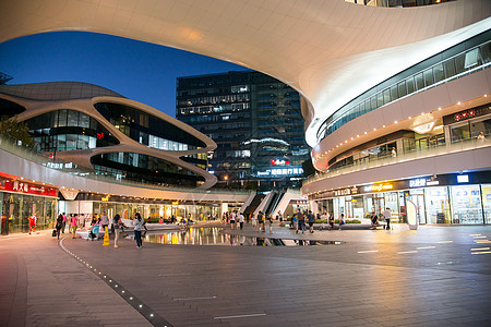 北京市中心大城市银河SOHO背景