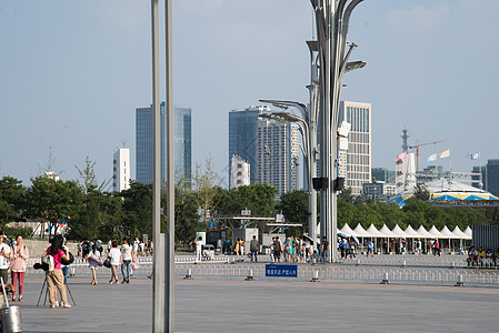亚洲首都都市风景北京奥体中心图片