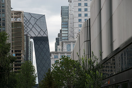 北京CBD北京银河SOHO的内部场景背景