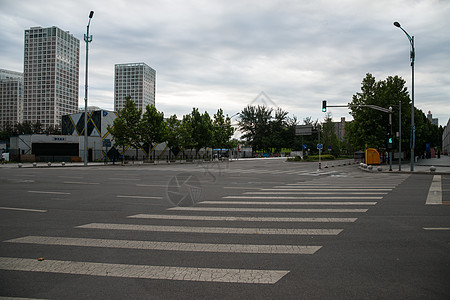 北京CBD北京城市交通背景