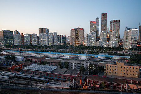 北京市区的城市建筑和高楼图片