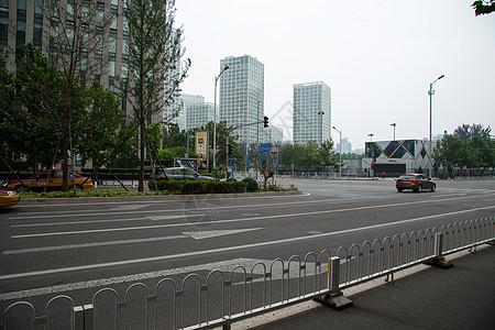 繁华街景首都水平构图北京城市建筑背景