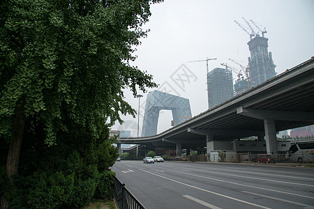 北京城市建筑和道路图片