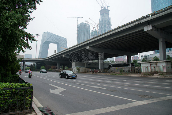 北京城市建筑和道路图片