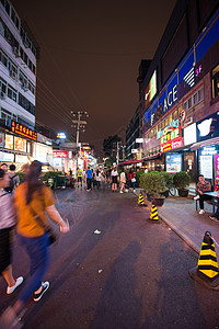 北京城市商场和街道图片