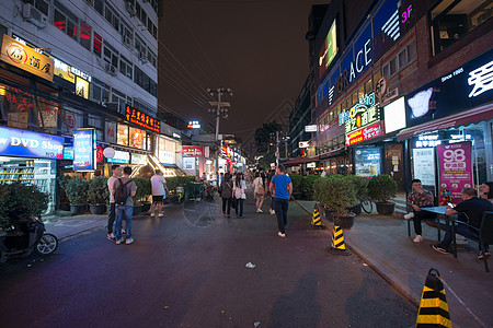 北京街道的景象和城区图片