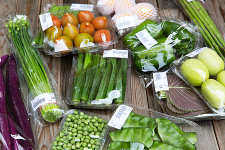 紫茄子购物绿色新鲜蔬菜背景