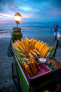 巴厘岛海边小吃高清图片