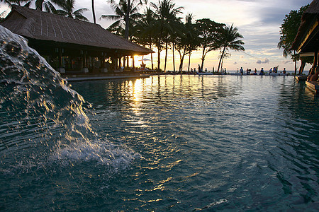 巴厘岛海边度假村图片