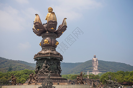 树png江苏省无锡灵山大佛背景