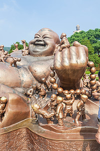 当地著名景点寺院雕像江苏省无锡灵山大佛图片