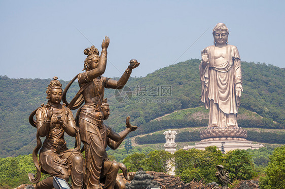 度假胜地江苏省无锡灵山大佛图片