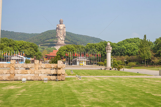 当地著名景点祈祷江苏省无锡灵山大佛图片