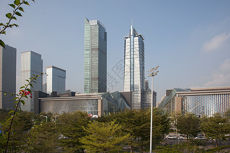 高层建筑深圳市市民中心公共建筑广东省深圳城市建筑图片素材