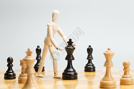 竞争人类形象东亚象棋创意图片