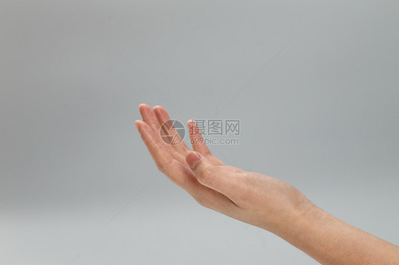 手势语构图简洁仅一个人伸手图片