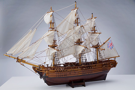 轮船玩具摄影帆船模型图片