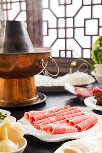 碗东亚饮食涮羊肉图片