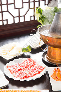 牛肉特色中华美食涮羊肉图片