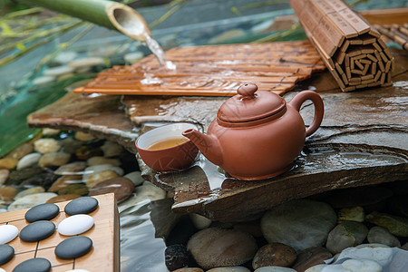 热饮茶文化无人茶具图片