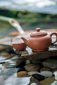 岩石茶杯饮料茶壶图片
