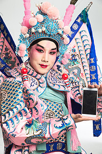 传统文化表演者传统京剧图片