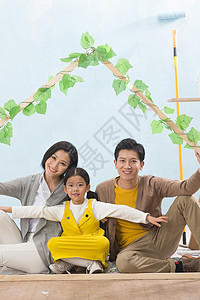 成年人家庭生活和谐快乐家庭装修房子图片