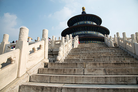 大城市台阶神秘北京天坛祈年殿背景