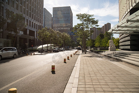 北京西直门建筑群和道路图片